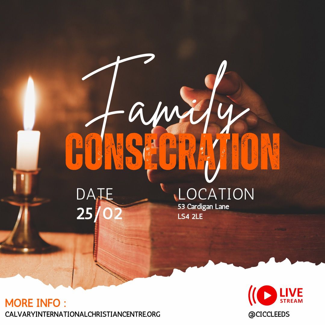 family consecration service